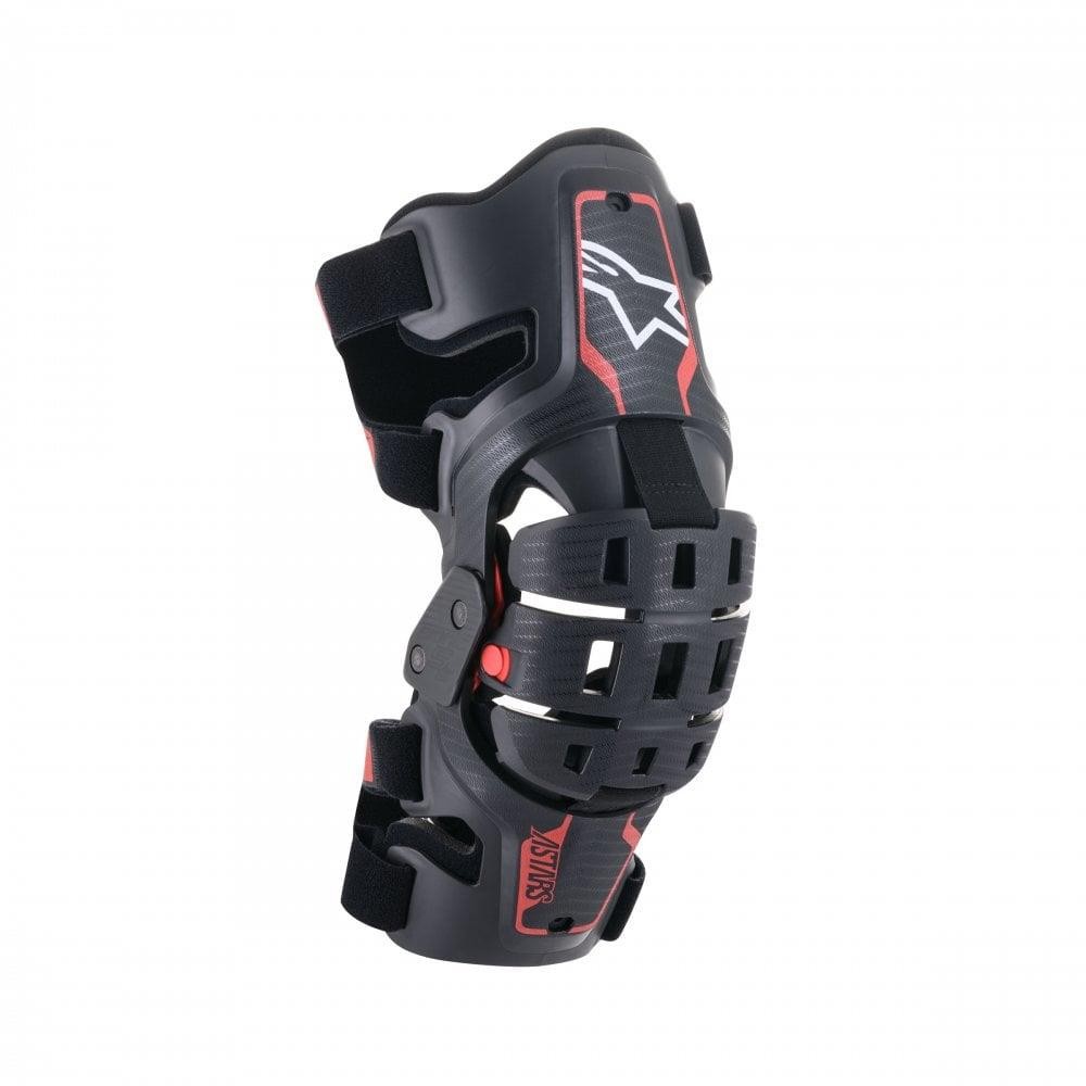 Alpinestars Youth Bionic 5S Knee Brace Black Red One Size MX Motocross Off-Road