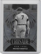 2023 Panini Chronicles Crusade Mickey Mantle Yankees H.O.F. OF #11
