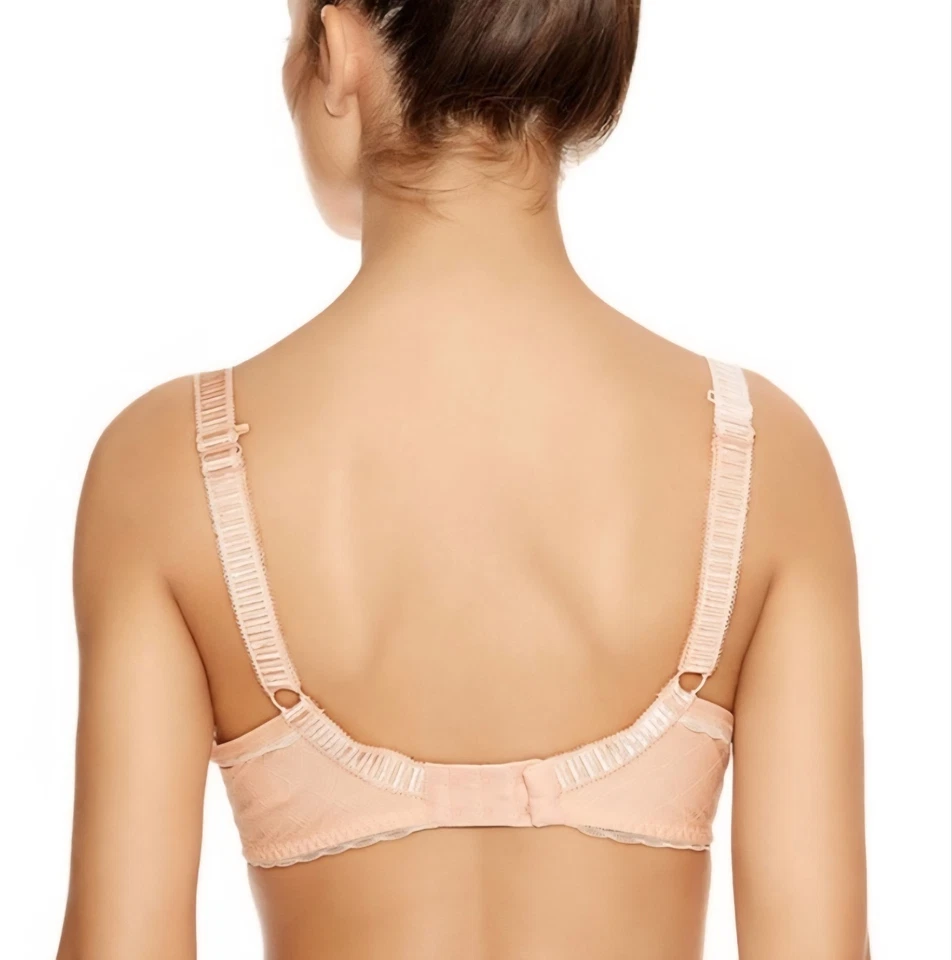 FREYA Deco Vibe Bra 30D Blush Moulded Plunge Convertible J-Hook Underwire - Image 4 of 4