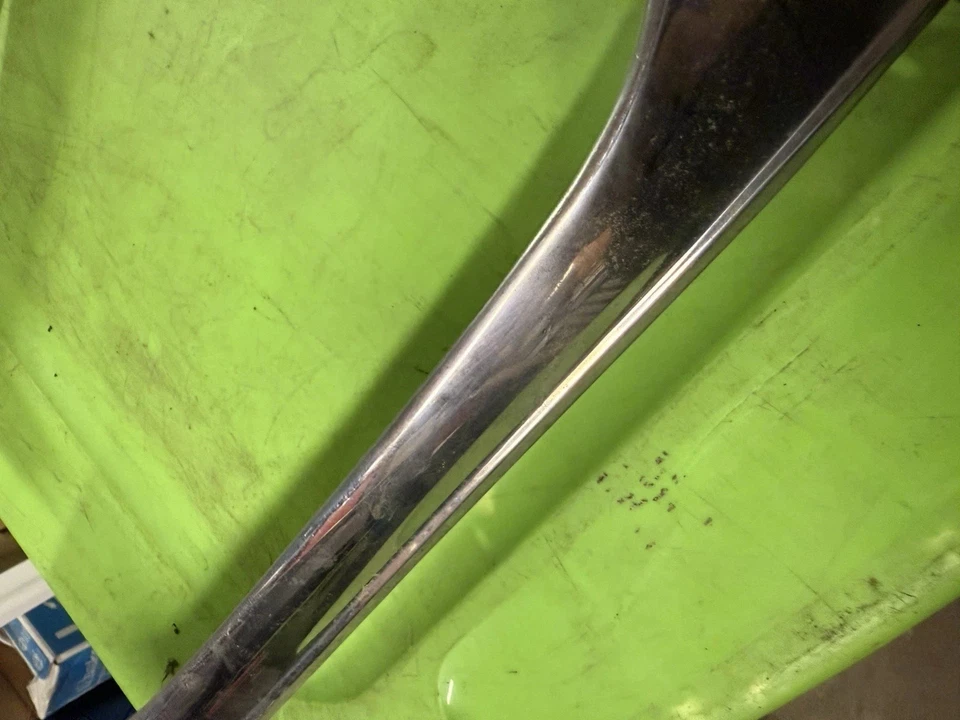 Ford Fairlane Crown Victoria 1955 1956 exterior un pilar moldura de acero inoxidable diestro derecho pr Foto 4 de 4