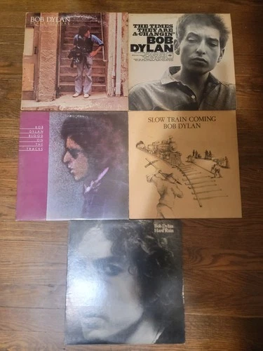 Lot Of 5 bob dylan vinyl Records Good Condition L@@K