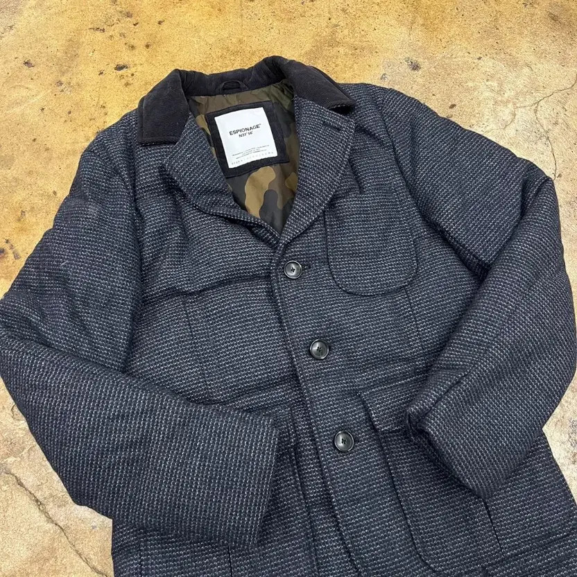 [Authentic, M] Spione Down Padding Blazer Jacket - image 7