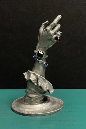 Superior Perth Pewter Lady Of The Lake Letter Opener Holder Hand Arm Figurine