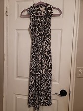 Leopard Calvin klein Wrap dress size 10