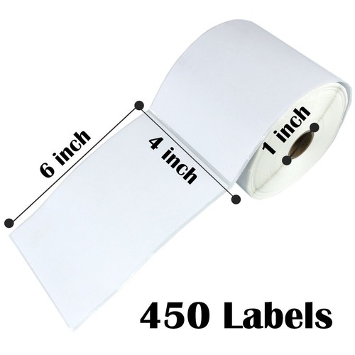 12 Roll 4"x6" Direct Thermal Shipping Label 450/Roll for Eltron 2844 Zebra ZP450 - Picture 2 of 8
