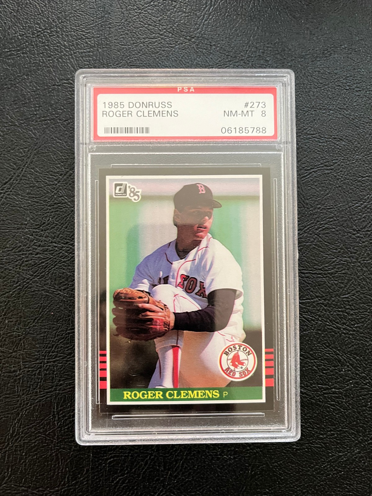 1985 Donruss #273 Roger Clemens RC *PSA 8* NM-MINT Rookie Card Boston Red Sox