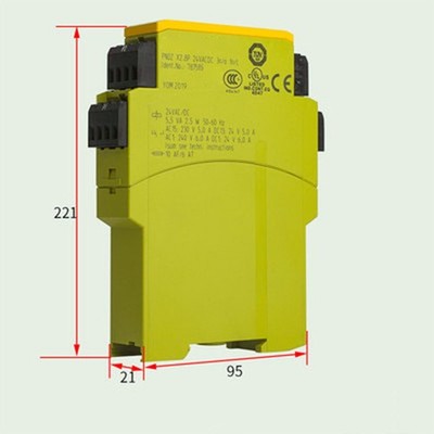 PZE X4P 787585 Contact Expansion Module for Pilz 24V DC 4n/o Safety Relay Replac