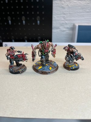 Necromunda Goliath stimmers and forgeborn Boxart bemalt Warhammer 40K Trupp 2