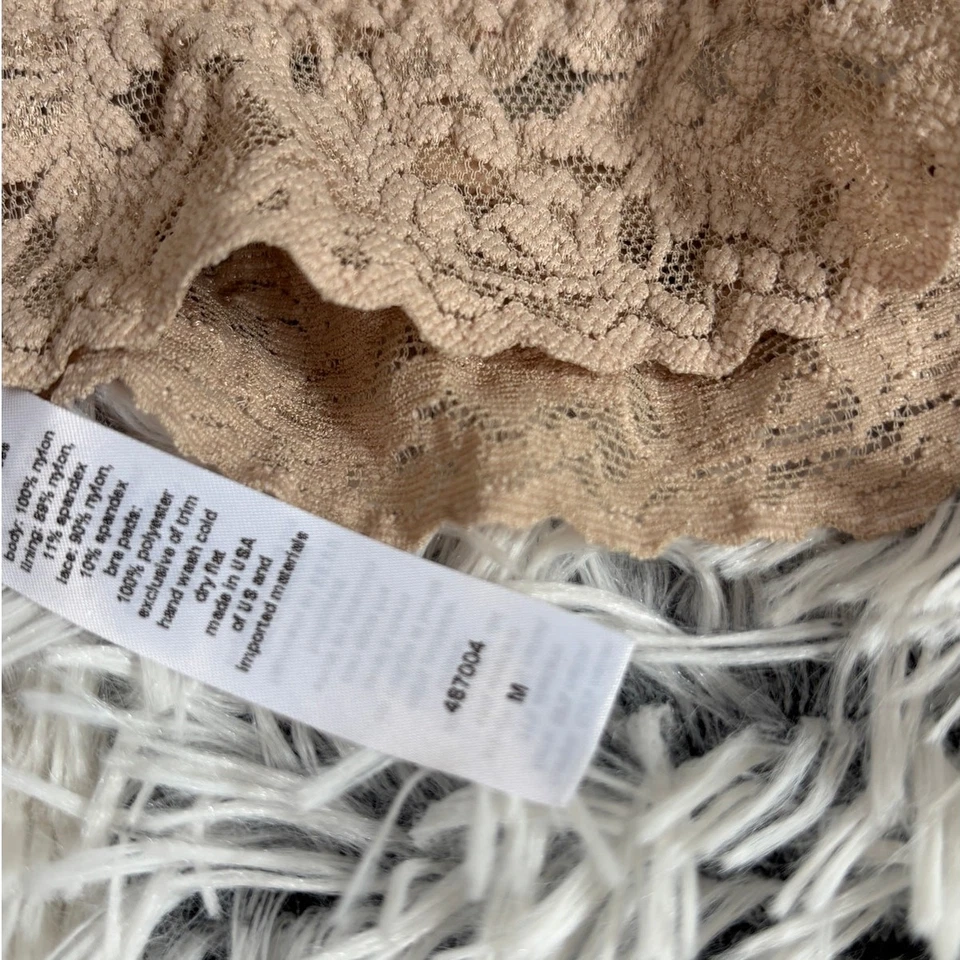 Bralette acolchado de encaje Hanky Panky Signature - M Chai beige Foto 4 de 4