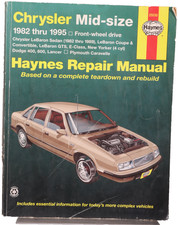 Chrysler Lebaron 1982-1995 Shop Service Repair Manual Wiring Diagrams Engine Dyi Chrysler Lebaron 1982-1995 Shop Service Repair Manual Wiring Diagrams Engine Dyi