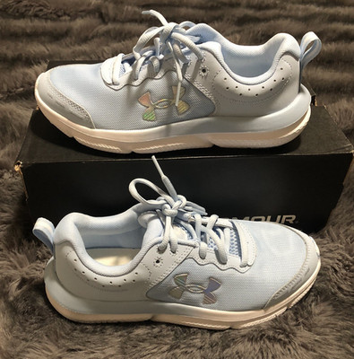 Under Armour Assert Big Kids Unisex Running Shoes, Size 6Y,  Light Blue, Lace Up