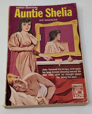 Vintage Auntie Shelia by Kip Madigan 1970 Fabian Paperback Novel Adult Sleaze