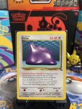 Ditto Fossil Unlimited Non-Holo Rare 18/62 Pokemon Card TCG NM