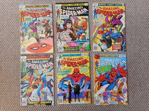 Amazing Spider-Man Bronze Lot of 6 Issues-177,178,179,182,185,186