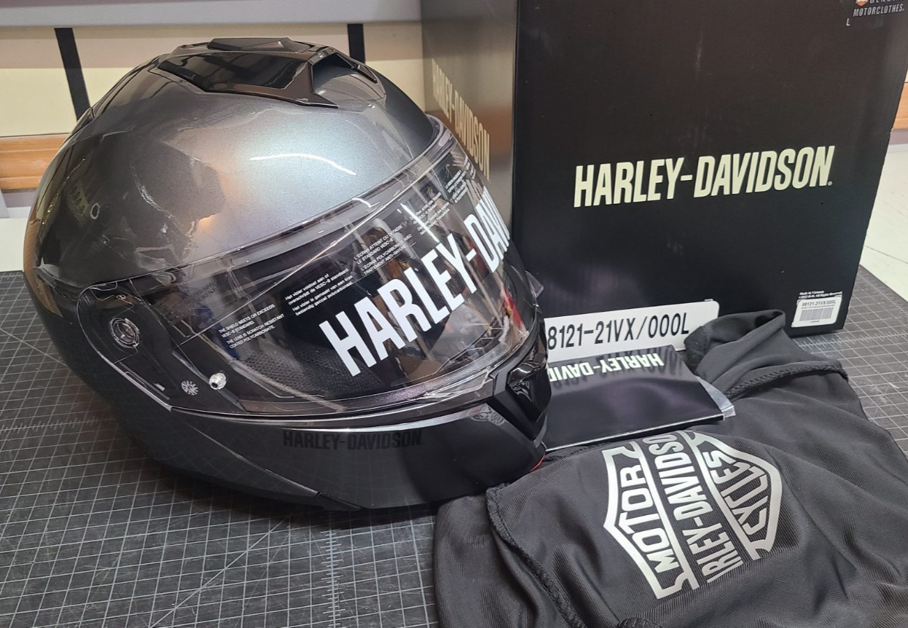 Harley-Davidson 98121-21VX Capstone II Helmet Sun Shield H31 Grey Size: Large