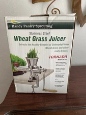 Handy Pantry Sprouting Wheat Grass Juicer  Tornado BL-27 Stainless Steel