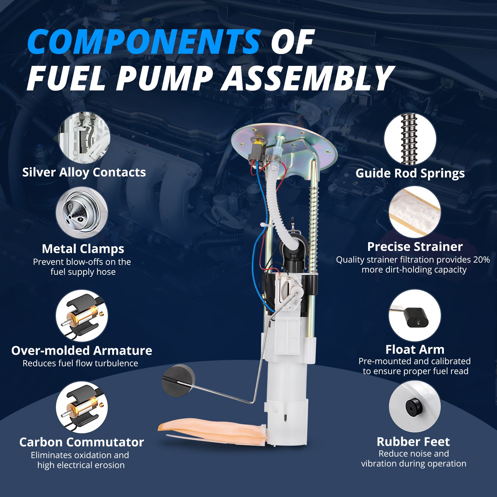Fits Polaris Sportsman 800 EFI 2005-2007 Fuel Pump Assembly 22520437