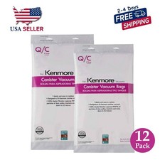 12 pk Type Q HEPA Vacuum Bags for Canister Vacuums 53292
