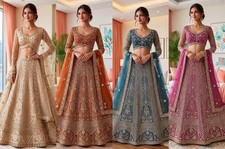 Bridal lehenga choli indian/Pakistani lehnga choli designer ethnic wedding new