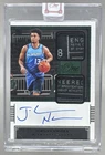 Jordan Nwora 2020 Panini One and One Black RC Dual Laundry Tag Patch Auto 1/1