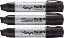 Marcador permanente Sharpie Pro Magnum 44101 (paquete de 3)