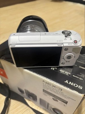Sony NEX-3 Mirrorless Camera 18-55mm Lens White Used From Japan