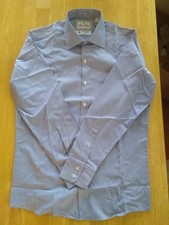 NWOT Brooks Brothers Luxury Collection Blue/White Stripe 15.5-33 Milano MSRP 168