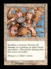 Martyr's Cause LP Light Play Urza's Legacy MTG [10278]