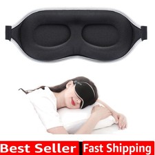 Luxury Sleep Mask for Back, Side Sleeper, Complete Light Blocking Sleeping Ey...