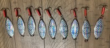 Lot Of 9 Vintage Mepps Spoon Size 3 Fishing Lure - Pike Bass Walleye Panfish USA
