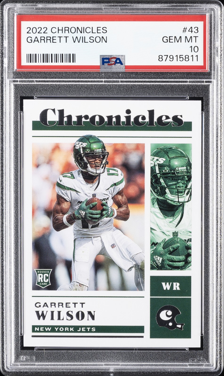 Garrett Wilson Panini Chronicles #43 Base