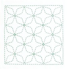 Olympus Thread Sashiko Kit / Square Seven Treasures No. 267 