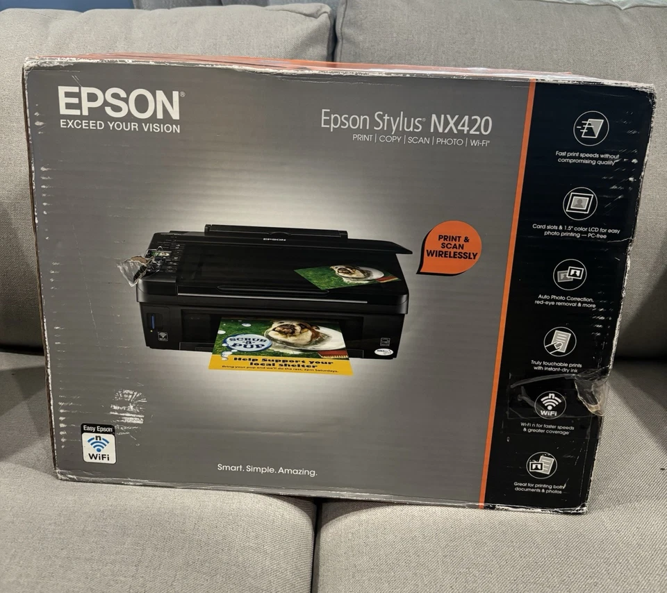 BRAND NEW - Epson Stylus NX420 All-In-One Inkjet Printer Wi-Fi - Image 2 of 4