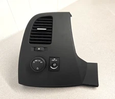 07-13 SILVERADO SIERRA driver/left side dash vent bezel trim panel headlight OEM