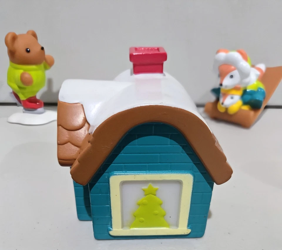 8 piezas Infantino Go Gaga HOLIDAY VILLAGE Navidad JUEGO sensorial bebé juguete conjunto Foto 4 de 4