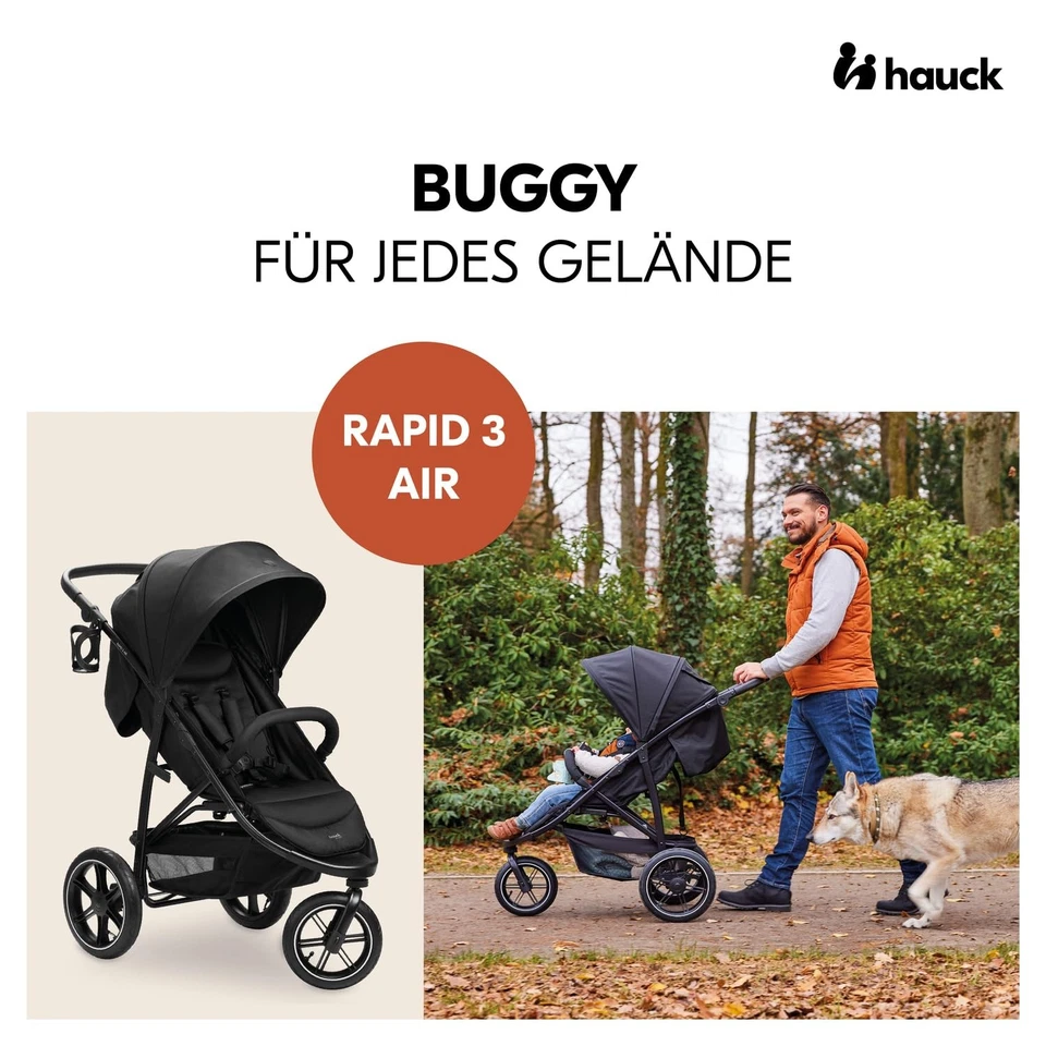 hauck Buggy Rapid 3 Air für Kinder bis 22 kg - Bild 2 von 3