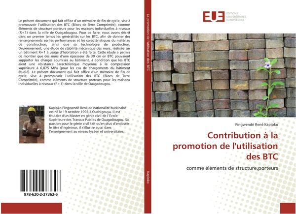 Pingwendé René Kapioko | Contribution à La Promotion De L'utilisation Des BTC-image