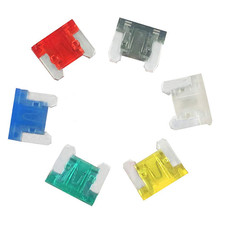  60 Pcs  Low Profile Mini Fuse, 7A 10A 15A 20A 25A 30A ATM-LP Low Profile Fuse