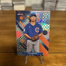 2025 Topps Finest Shota Imanaga #87 Checkerboard X-Fractor Refractor Cubs