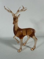 Deer Figurine Plastic Reindeer Stag Deer Buck Antlers Tabletop Display