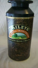 BAILEYS ORIGINAL IRISH CREAM DECORATIVE METAL TIN FROM 1989