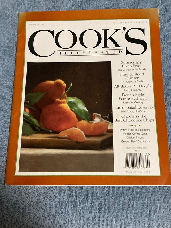 6 issues COOKS  ILLUSTRATED  magazine RECIPES  INCLUDING 2017 ANNUAL EDITION
