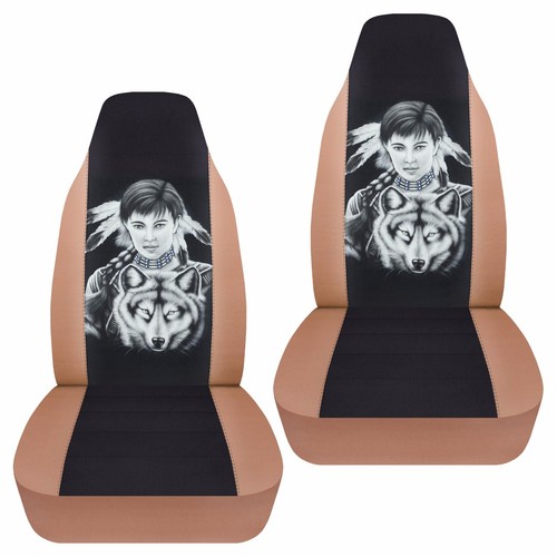 Se adapta a 2001-2004 FORD ESCAPE conjunto delantero de algodón fundas de asiento de coche de diseño bronceado plateado - Imagen 44 de 52