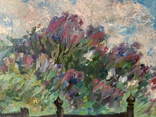 Russian Impressionist Painting Village Scene Landscape by Igor Belousov (1950-) - Picture 4 of 10