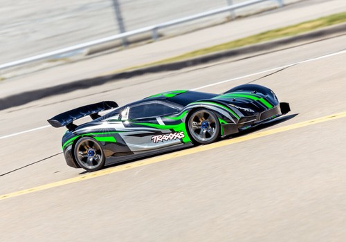 Traxxas TRX 64077 verde XO-1 Supercar Highspeed RC Car 160 km/h 1:7 NUOVO IMBALLO ORIGINALE  - Foto 1 di 10