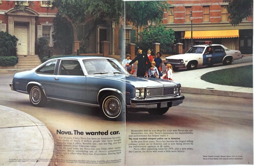 Chevrolet Nova 1978 folleto - Imagen 2 de 5