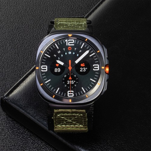 Wojskowy nylonowy pasek pętli do Samsung Galaxy Watch Ultra 47mm Wymiana paska - Zdjęcie 4 z 12