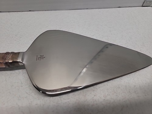 Ralph Lauren Silver Plated Cake Food Server 3" x 11" Vintage Kitchen - Picture 5 of 8
