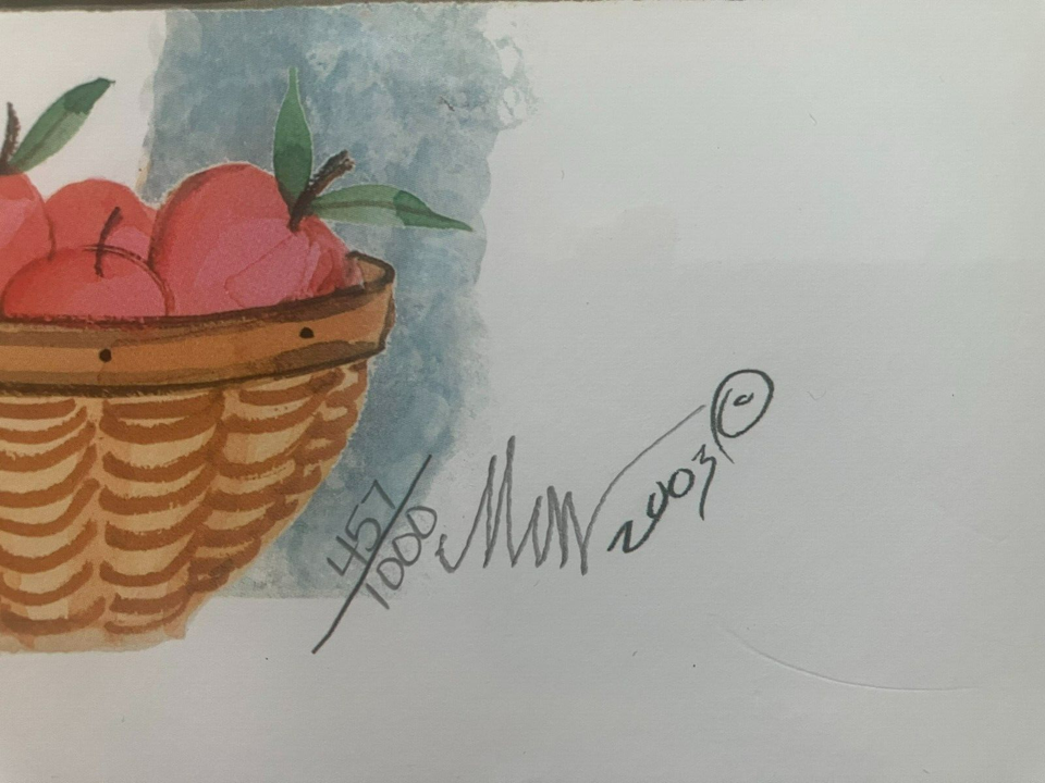 P. Buckley Moss 2003 Make Me An Offer Signed Numbered Inscribed 457/