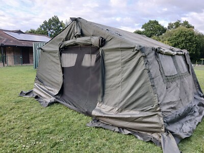 12x12 canvas frame tent Complete kit with some wear and  UK